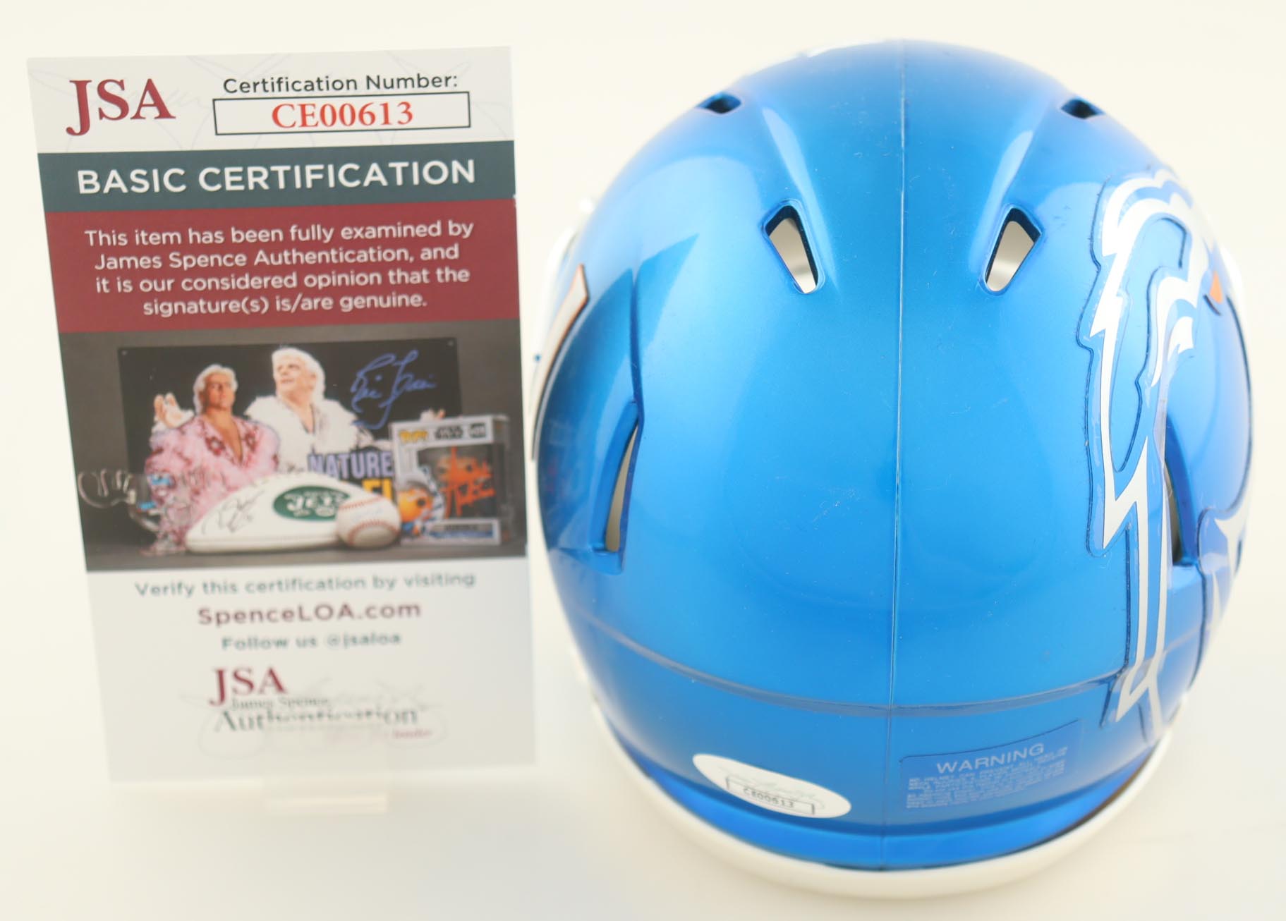 Ashton Jeanty Signed Boise State Broncos 2024 Alternate Speed Mini Helmet (JSA) at PristineAuction.com Ashton Jeanty Signed Boise State Broncos 2024 Alternate Speed Mini Helmet (JSA) at PristineAuction.com