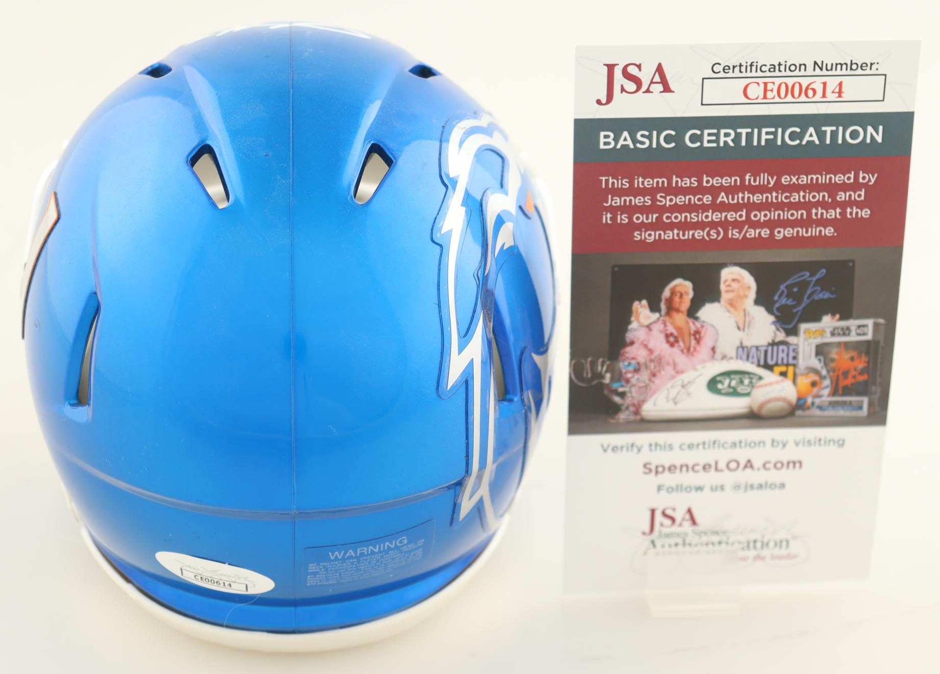 Ashton Jeanty Signed Boise State Broncos 2024 Alternate Speed Mini Helmet (JSA) at PristineAuction.com Ashton Jeanty Signed Boise State Broncos 2024 Alternate Speed Mini Helmet (JSA) at PristineAuction.com