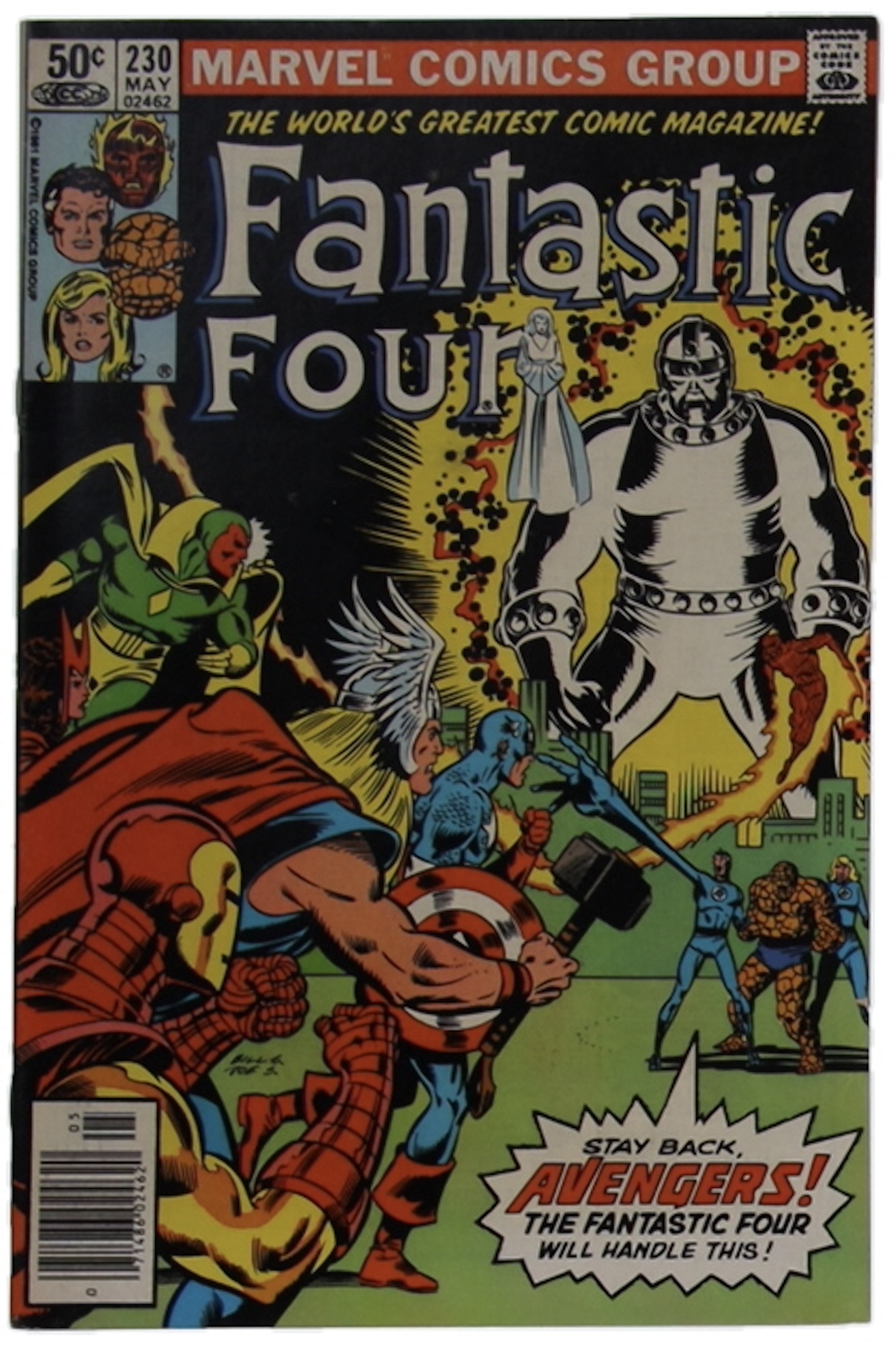 1981 "The Fantastic Four" Issue #230 Marvel Comic Book at PristineAuction.com 1981 "The Fantastic Four" Issue #230 Marvel Comic Book at PristineAuction.com