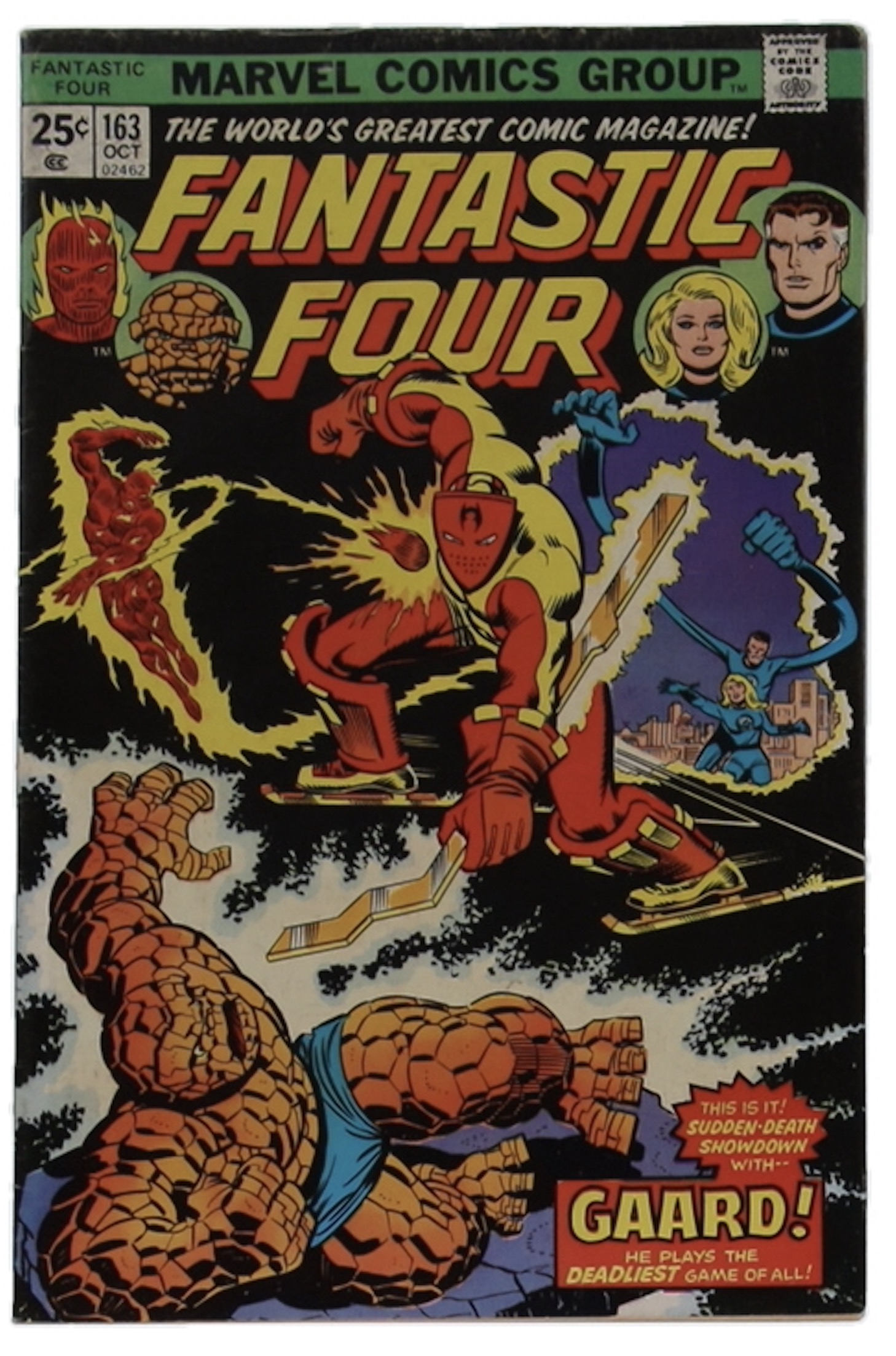 1975 "The Fantastic Four" Issue #163 Marvel Comic Book at PristineAuction.com 1975 "The Fantastic Four" Issue #163 Marvel Comic Book at PristineAuction.com
