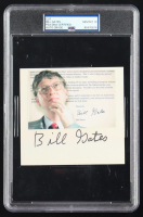 Bill Gates Signed Cut (PSA 10) at PristineAuction.com