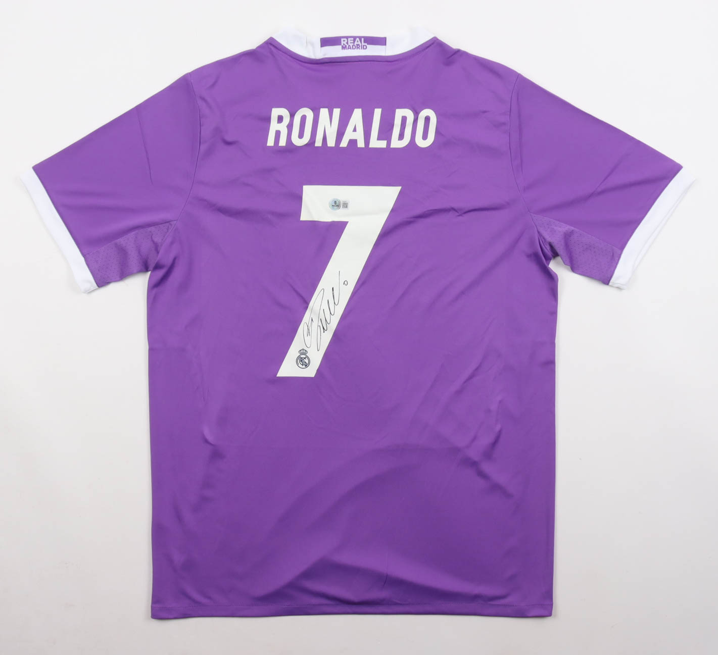 Cristiano Ronaldo Signed Real Madrid Adidas Authentic Jersey (Beckett) at PristineAuction.com Cristiano Ronaldo Signed Real Madrid Adidas Authentic Jersey (Beckett) at PristineAuction.com