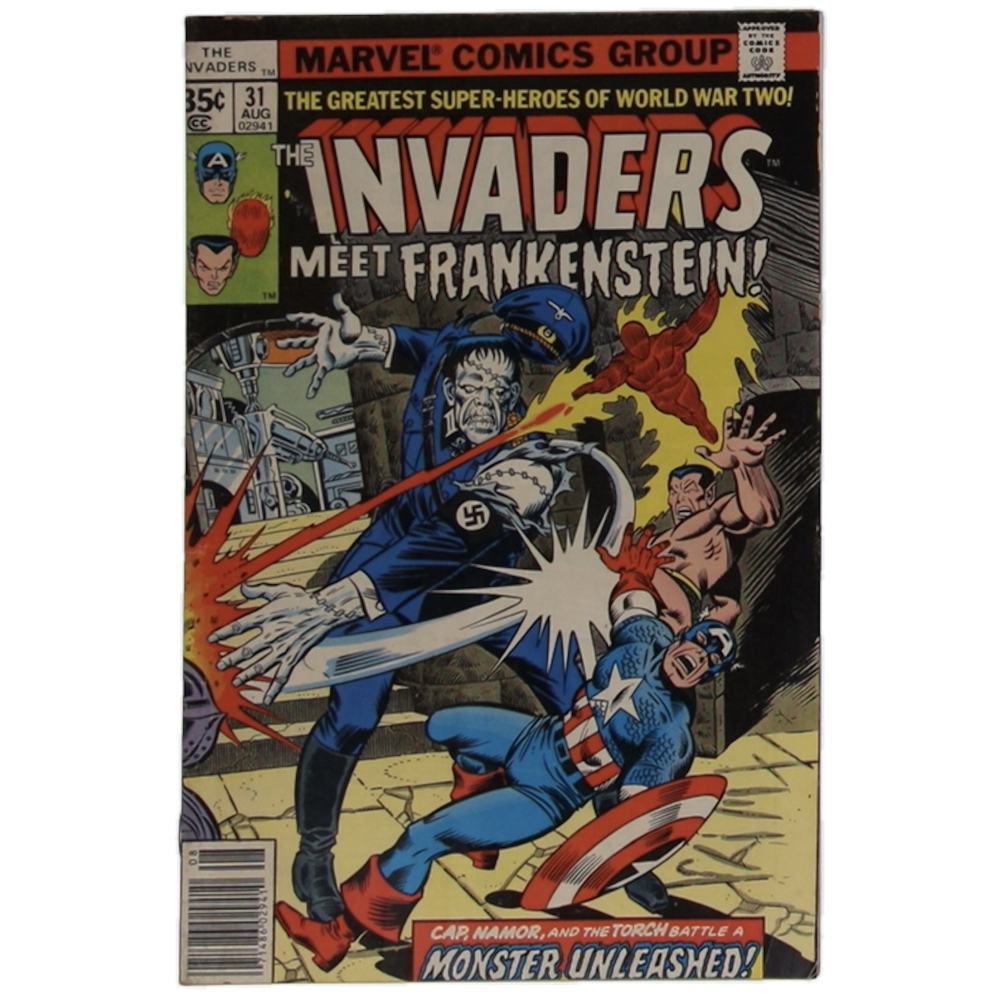 1978 "The Invaders" Issue #31 Marvel Comic Book at PristineAuction.com