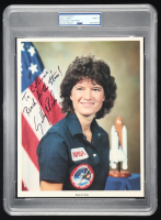 Sally Ride Signed 8x10 Photo Inscribed "Reach For The Stars" (PSA) at PristineAuction.com