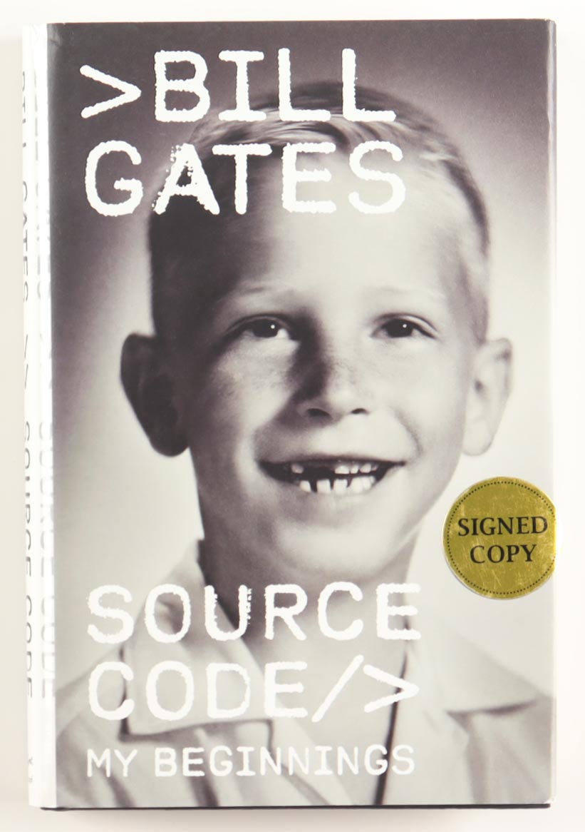 Bill Gates Signed "Source Code: My Beginnings" Hardcover Book (JSA) at PristineAuction.com Bill Gates Signed "Source Code: My Beginnings" Hardcover Book (JSA) at PristineAuction.com