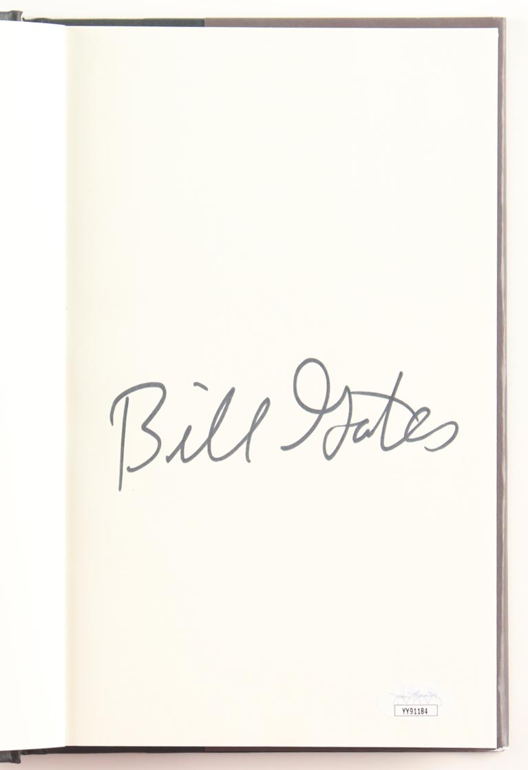 Bill Gates Signed "Source Code: My Beginnings" Hardcover Book (JSA) at PristineAuction.com Bill Gates Signed "Source Code: My Beginnings" Hardcover Book (JSA) at PristineAuction.com