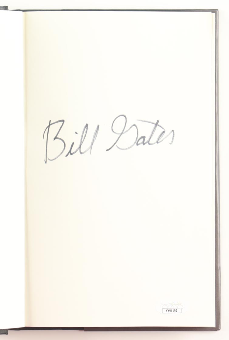 Bill Gates Signed "Source Code: My Beginnings" Hardcover Book (JSA) at PristineAuction.com Bill Gates Signed "Source Code: My Beginnings" Hardcover Book (JSA) at PristineAuction.com