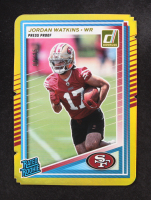 Jordan Watkins 2025 Donruss Press Proof Gold Die-Cut #356 #06/25 RR RC at PristineAuction.com