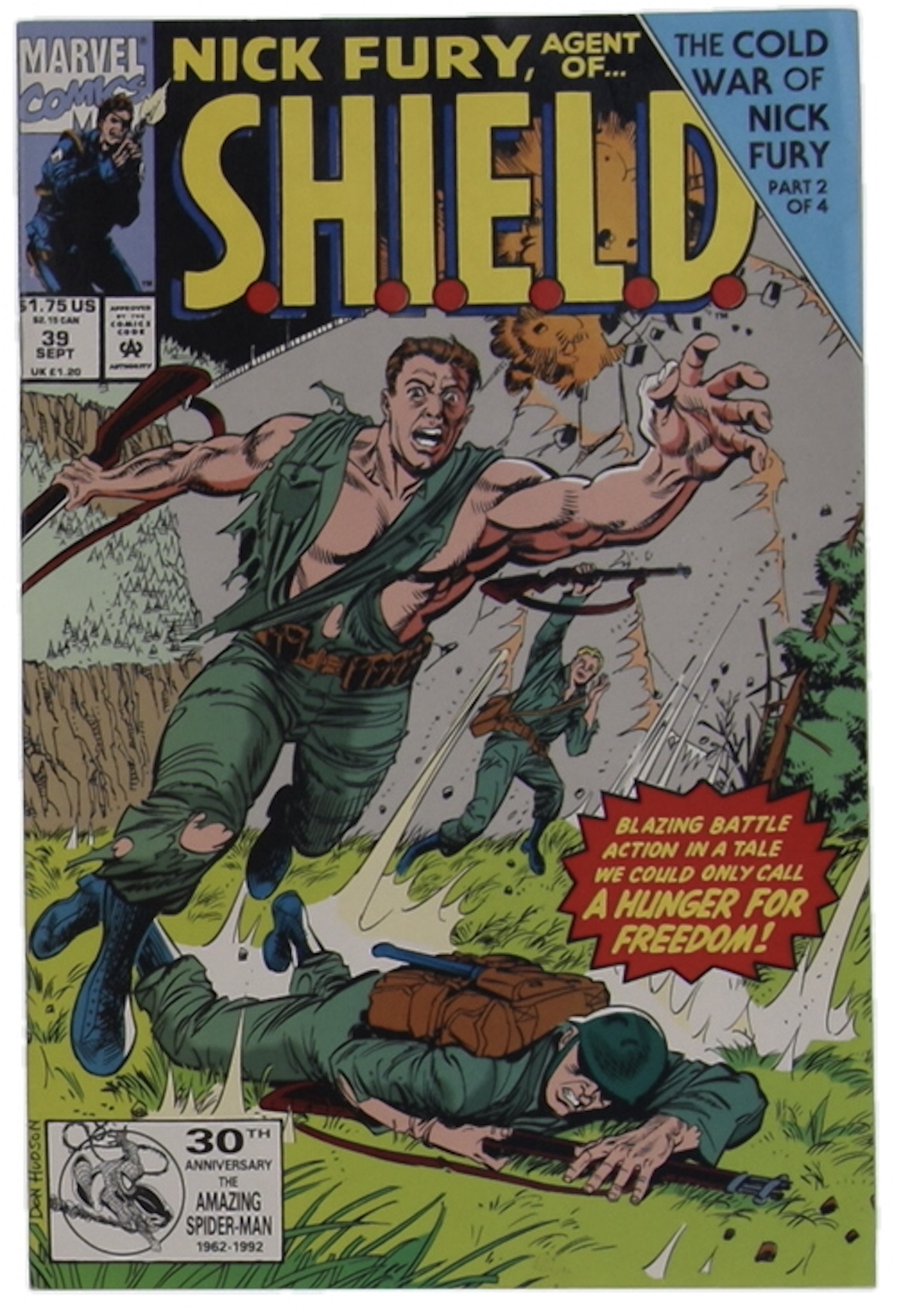 1992 "Nick Fury, Agent Of S.H.I.E.L.D." Issue #39 Marvel Comic Book at PristineAuction.com 1992 "Nick Fury, Agent Of S.H.I.E.L.D." Issue #39 Marvel Comic Book at PristineAuction.com