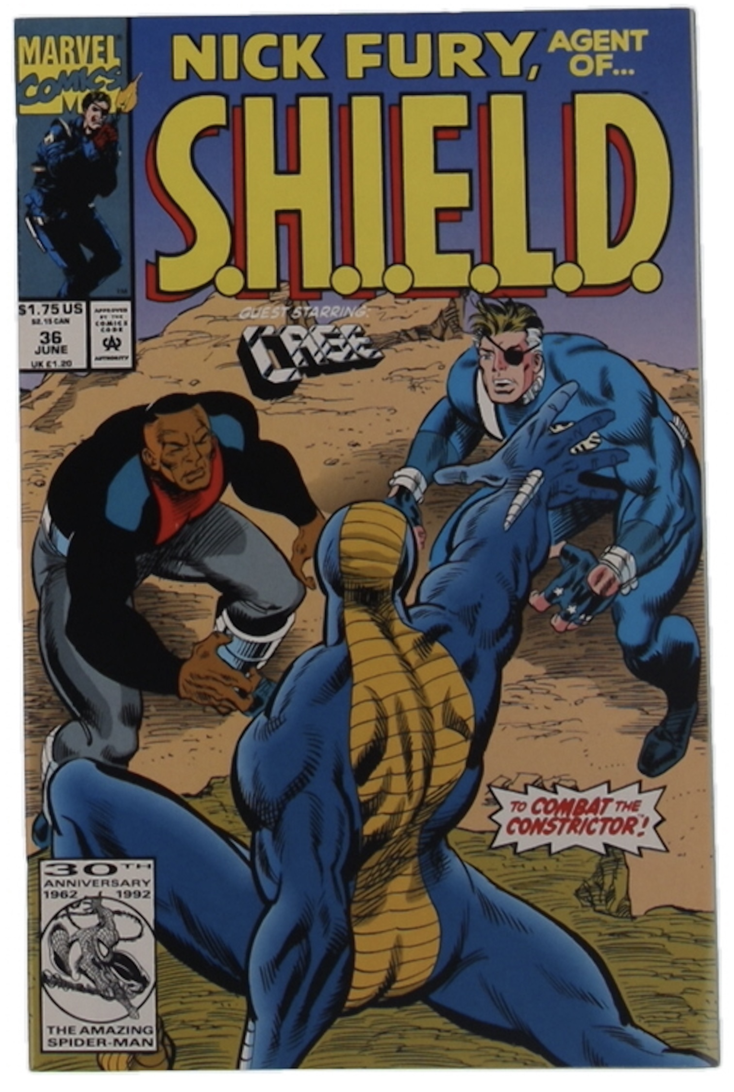 1992 "Nick Fury, Agent Of S.H.I.E.L.D." Issue #36 Marvel Comic Book at PristineAuction.com 1992 "Nick Fury, Agent Of S.H.I.E.L.D." Issue #36 Marvel Comic Book at PristineAuction.com