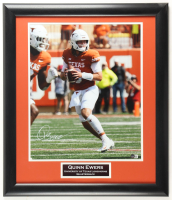 Quinn Ewers Signed Texas Longhorns Custom Framed Photo Display (Beckett) at PristineAuction.com