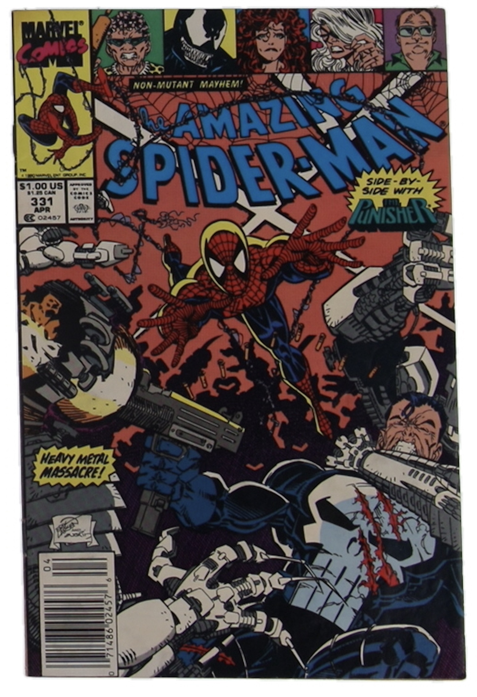 1990 "The Amazing Spider-Man" Issue #331 Marvel Comic Book at PristineAuction.com 1990 "The Amazing Spider-Man" Issue #331 Marvel Comic Book at PristineAuction.com