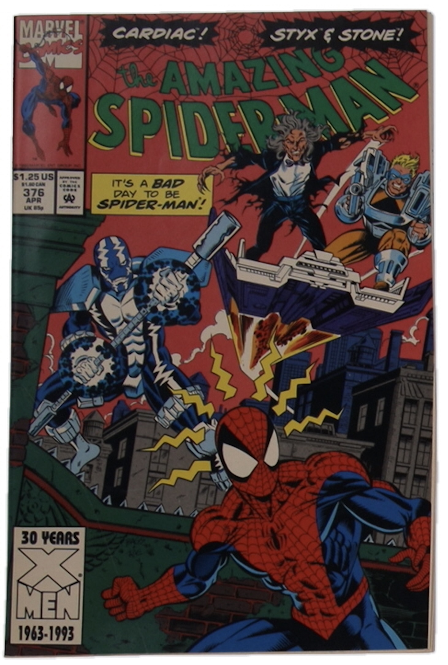 1993 "The Amazing Spider-Man" Issue #376 Marvel Comic Book at PristineAuction.com 1993 "The Amazing Spider-Man" Issue #376 Marvel Comic Book at PristineAuction.com