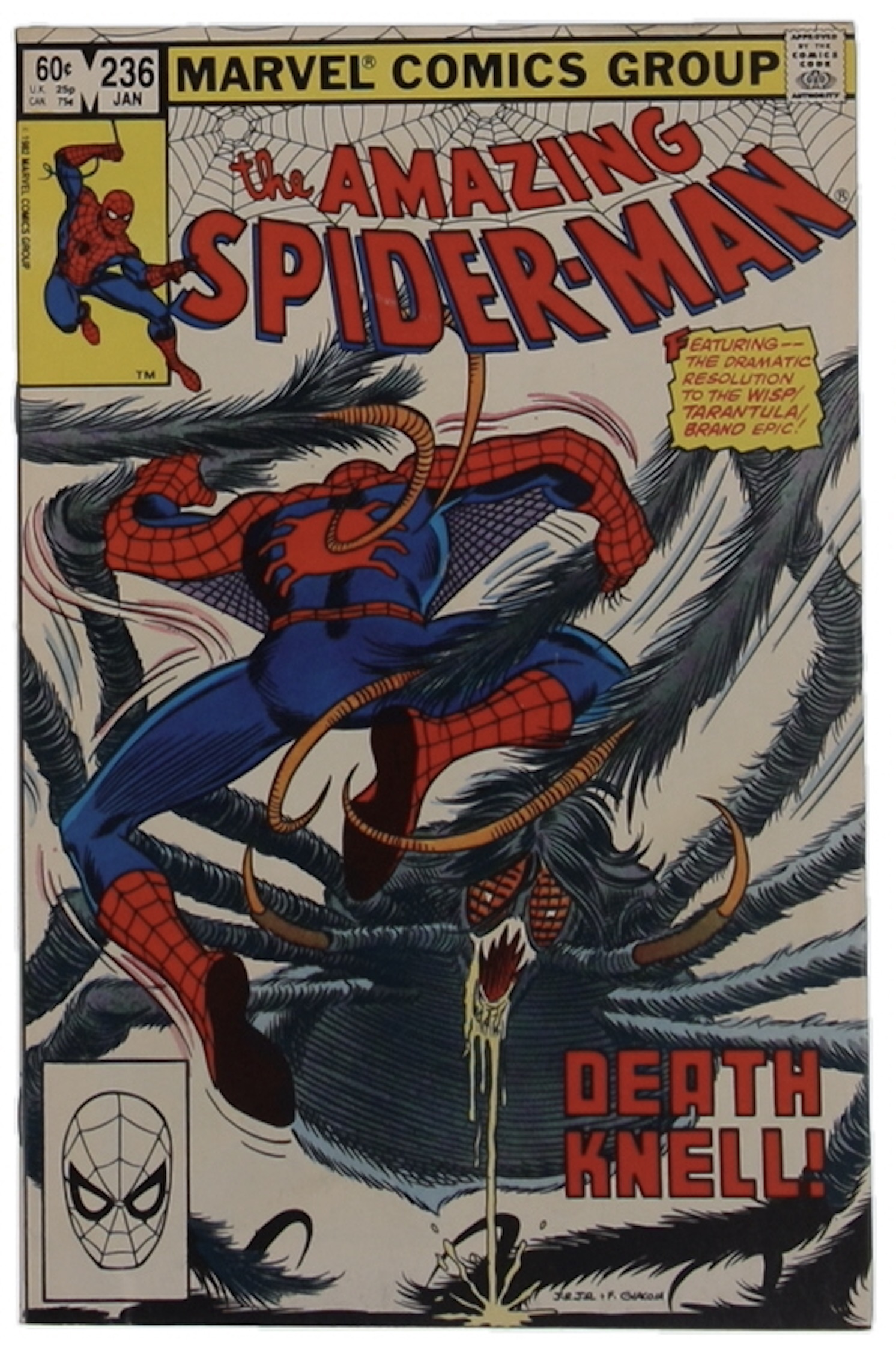 1983 "The Amazing Spider-Man" Issue #236 Marvel Comic Book at PristineAuction.com 1983 "The Amazing Spider-Man" Issue #236 Marvel Comic Book at PristineAuction.com