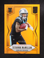 Tetairoa McMillan 2025 Elite Status Metallic Orange #128 #452/849 RC at PristineAuction.com