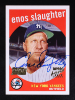 Enos Slaughter 2001 Team Topps Legends Auto #155 at PristineAuction.com