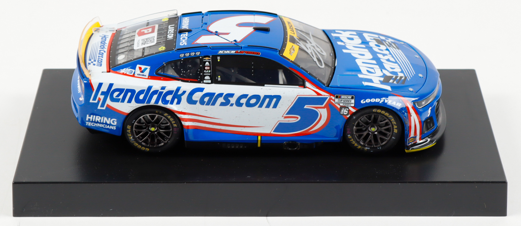 Kyle Larson Signed 2024 #5 HendrickCars.com Bristol Win Camaro ZL1 | 1:24 Diecast Car (PA) at PristineAuction.com Kyle Larson Signed 2024 #5 HendrickCars.com Bristol Win Camaro ZL1 | 1:24 Diecast Car (PA) at PristineAuction.com