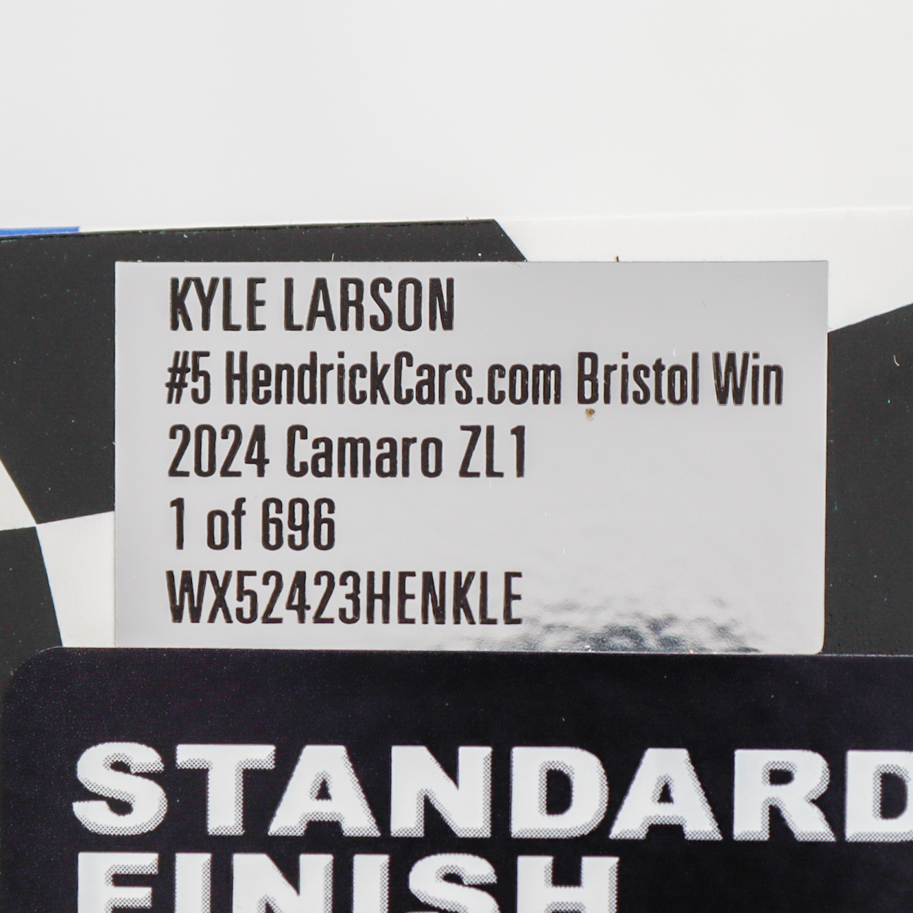 Kyle Larson Signed 2024 #5 HendrickCars.com Bristol Win Camaro ZL1 | 1:24 Diecast Car (PA) at PristineAuction.com Kyle Larson Signed 2024 #5 HendrickCars.com Bristol Win Camaro ZL1 | 1:24 Diecast Car (PA) at PristineAuction.com