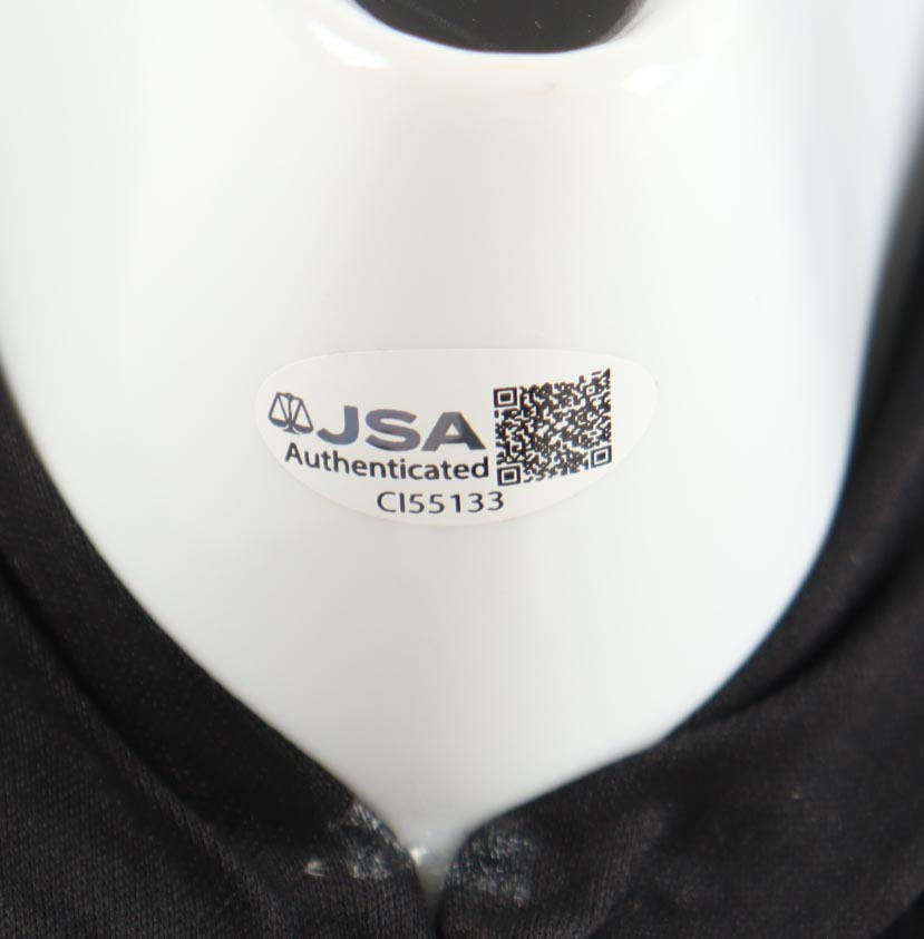 Jeff Brockton Signed "Scream" Mask Inscribed "Ghostface 3" (JSA) at PristineAuction.com Jeff Brockton Signed "Scream" Mask Inscribed "Ghostface 3" (JSA) at PristineAuction.com