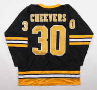 Gerry Cheevers Signed Jersey Inscribed "HOF 85" (JSA) at PristineAuction.com