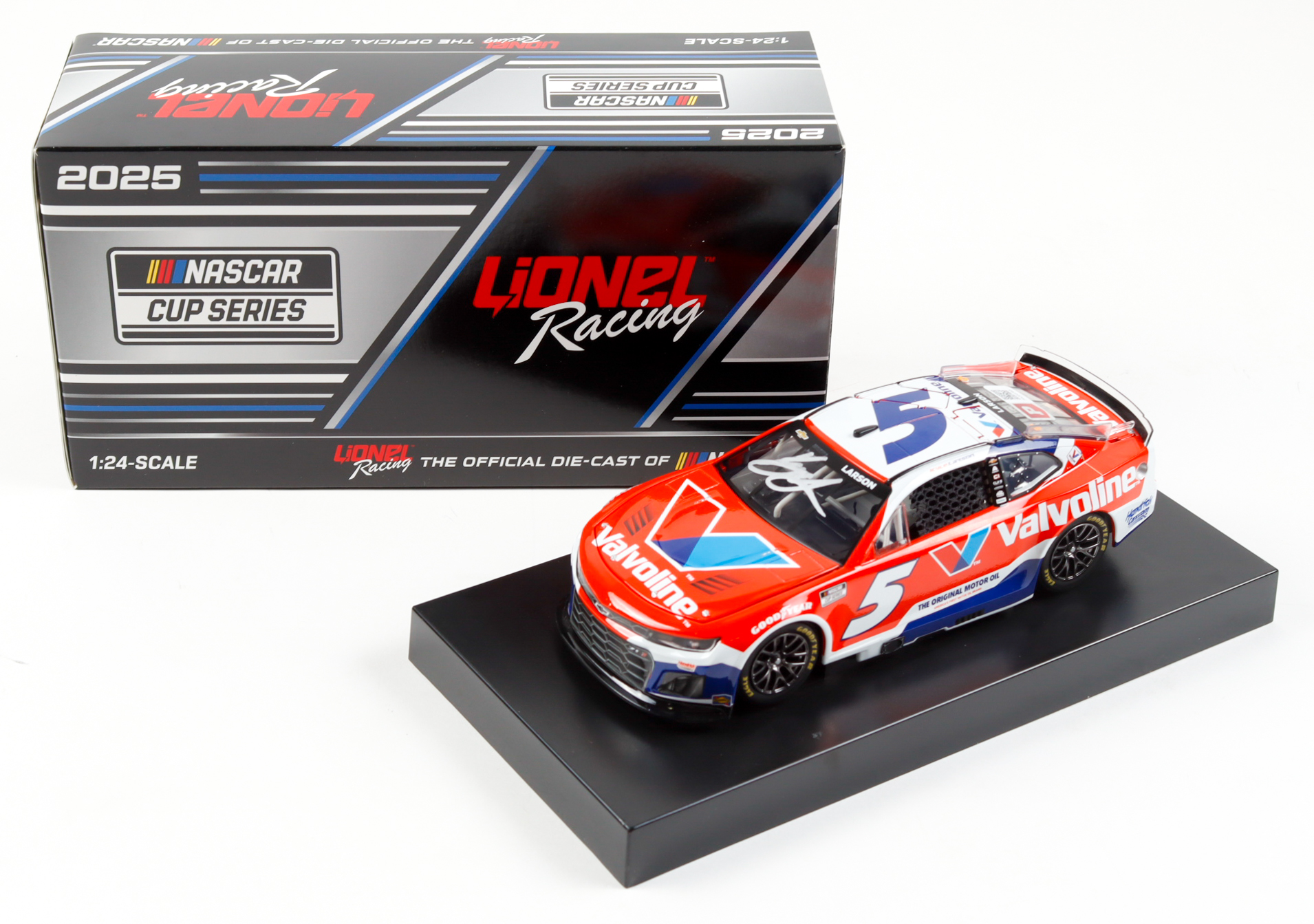 Kyle Larson Signed 2025 #5 Valvoline Camaro ZL1 | 1:24 Diecast Car (PA) at PristineAuction.com Kyle Larson Signed 2025 #5 Valvoline Camaro ZL1 | 1:24 Diecast Car (PA) at PristineAuction.com