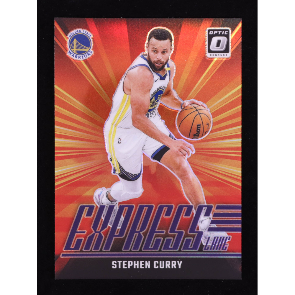 Stephen Curry 2024-25 Donruss Optic Express Lane Purple #13 at PristineAuction.com