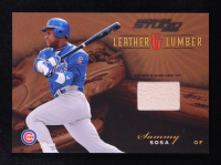 Sammy Sosa 2003 Donruss Studio Leather & Lumber Memorabilia Bat #LL-38 #098/300 at PristineAuction.com