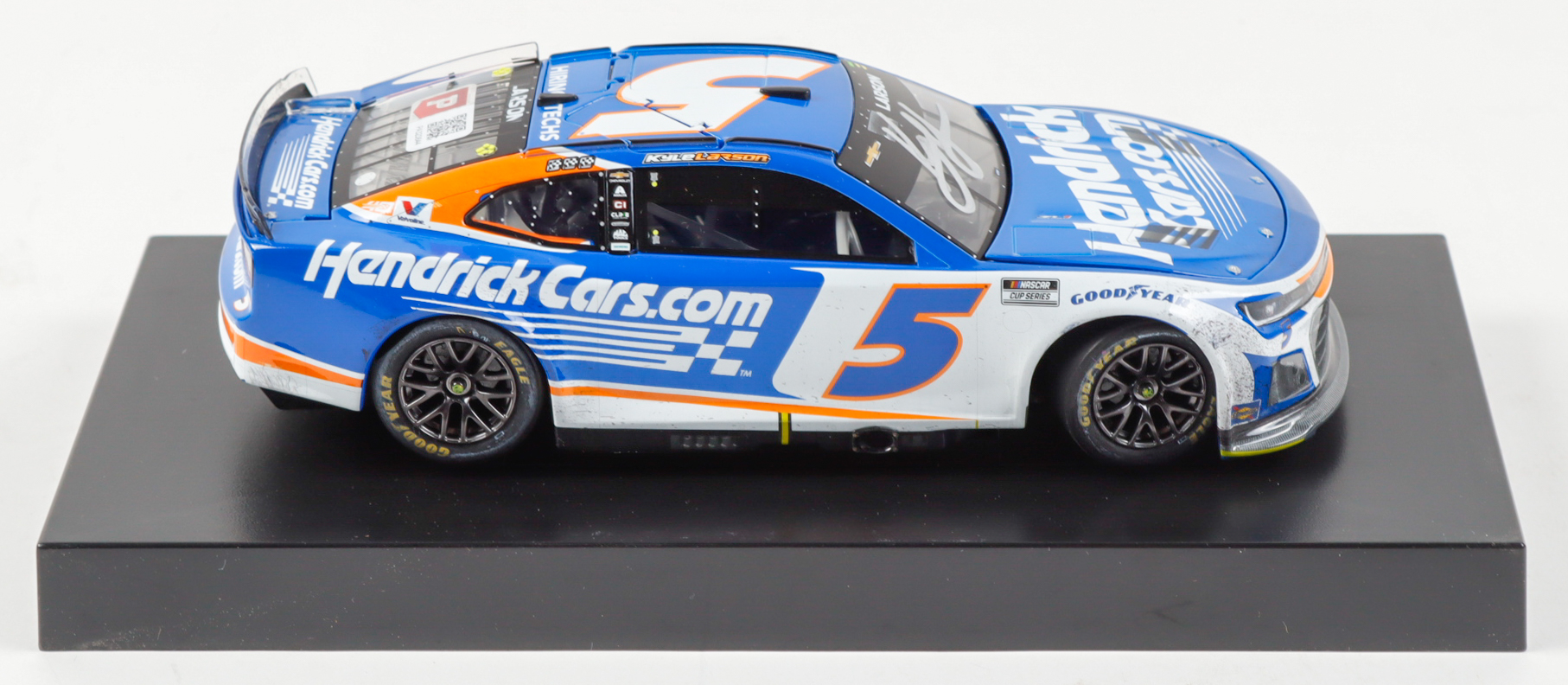 Kyle Larson Signed 2024 #5 HendrickCars.com Indianapolis Win Camaro ZL1 | 1:24 Diecast Car (PA) at PristineAuction.com Kyle Larson Signed 2024 #5 HendrickCars.com Indianapolis Win Camaro ZL1 | 1:24 Diecast Car (PA) at PristineAuction.com