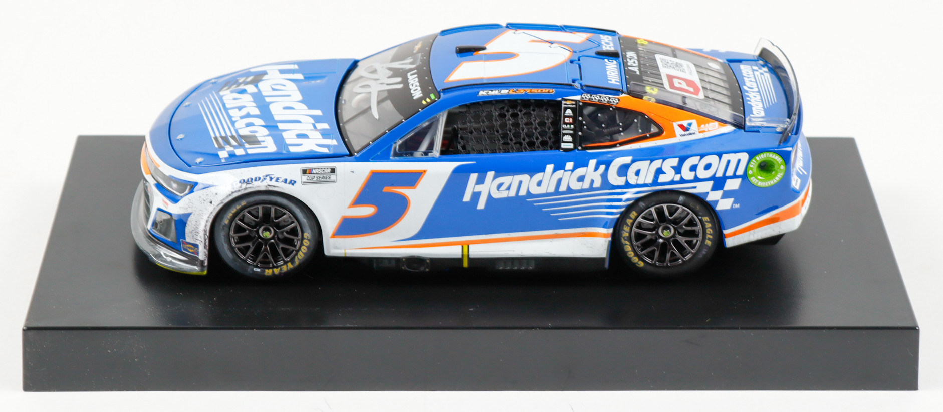 Kyle Larson Signed 2024 #5 HendrickCars.com Indianapolis Win Camaro ZL1 | 1:24 Diecast Car (PA) at PristineAuction.com Kyle Larson Signed 2024 #5 HendrickCars.com Indianapolis Win Camaro ZL1 | 1:24 Diecast Car (PA) at PristineAuction.com