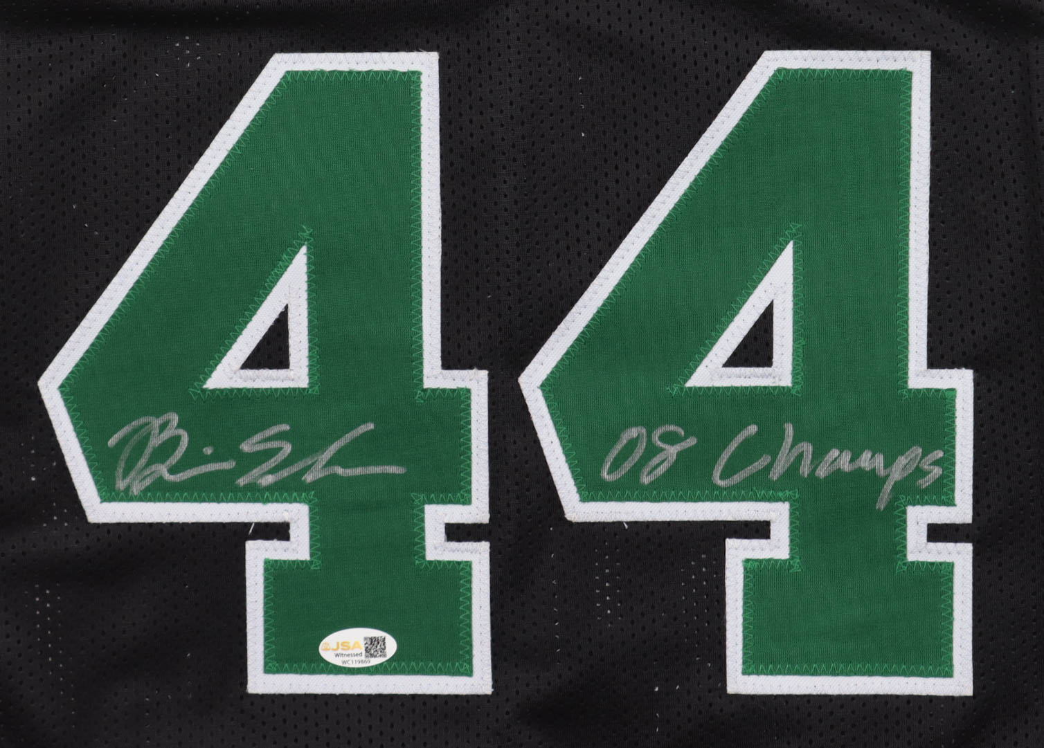 Brian Scalabrine Signed Jersey Inscribed "08 Champs" (JSA) at PristineAuction.com Brian Scalabrine Signed Jersey Inscribed "08 Champs" (JSA) at PristineAuction.com