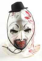 David Howard Thornton Signed "Terrifier" Art the Clown Mask Inscribed "Art the Clown" with Hand-Drawn Sketch (JSA) at PristineAuction.com