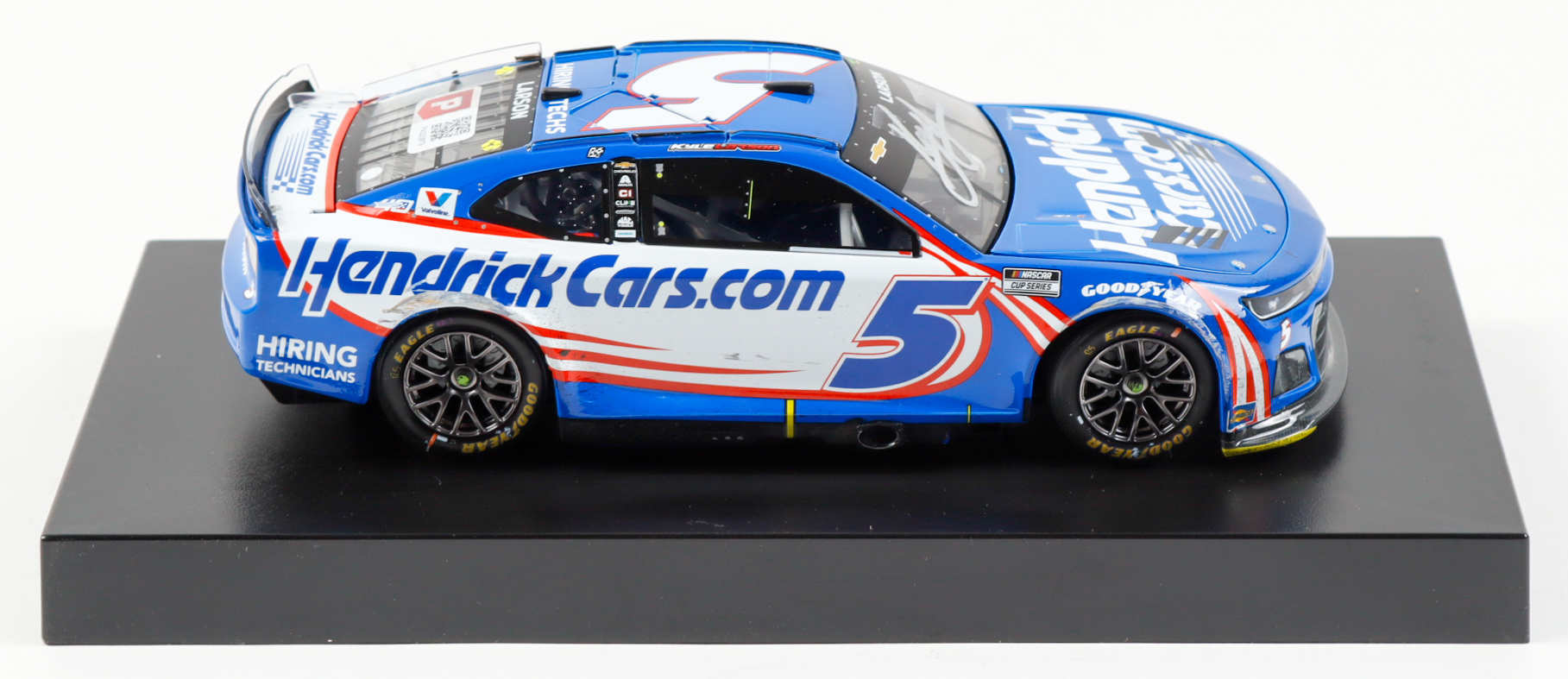 Kyle Larson Signed 2024 #5 HendrickCars.com Kansas Win Camaro ZL1 | 1:24 Diecast Car (PA) at PristineAuction.com Kyle Larson Signed 2024 #5 HendrickCars.com Kansas Win Camaro ZL1 | 1:24 Diecast Car (PA) at PristineAuction.com