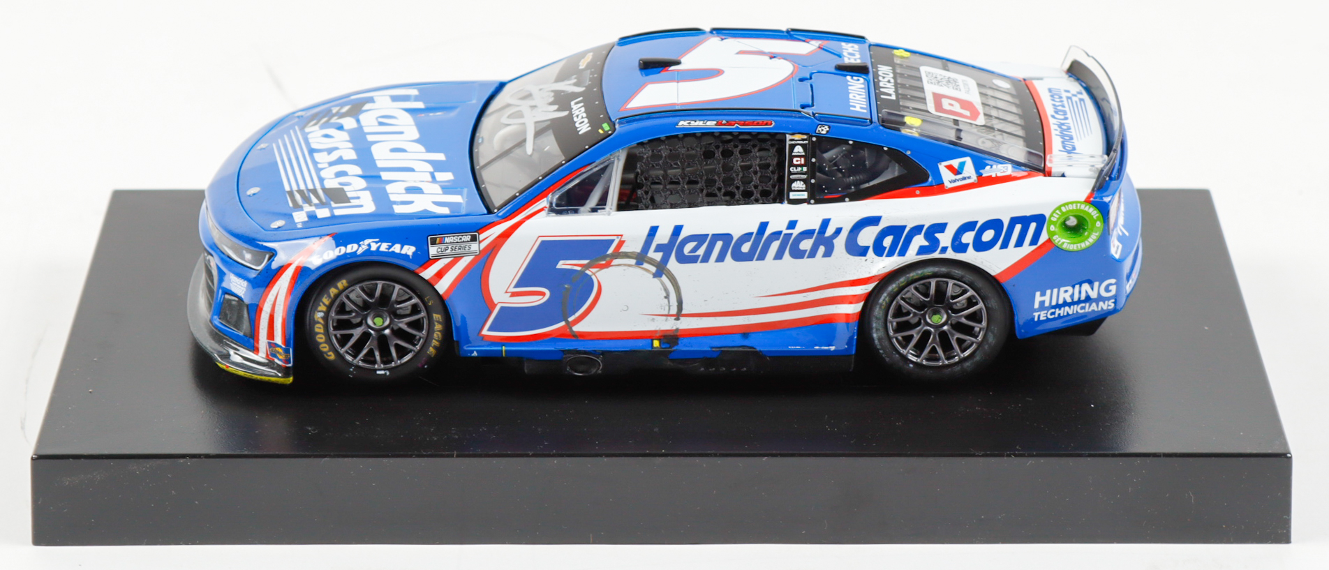 Kyle Larson Signed 2024 #5 HendrickCars.com Kansas Win Camaro ZL1 | 1:24 Diecast Car (PA) at PristineAuction.com Kyle Larson Signed 2024 #5 HendrickCars.com Kansas Win Camaro ZL1 | 1:24 Diecast Car (PA) at PristineAuction.com