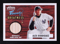 Alex Rodriguez 2004 Topps Bowman Heritage Threads Of Greatness Game-Used Bat Memorabilia #TG-AR at PristineAuction.com