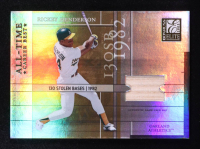Rickey Henderson 2003 Donruss Elite All-Time Career Best Game-Used Bat #AT-33 #305/400 at PristineAuction.com
