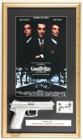 Henry Hill Signed "Goodfellas" Custom Framed Playing Card Display with Poster Print & Replica Prop Pistol (JSA) at PristineAuction.com
