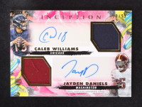 Caleb Williams / Jayden Daniels 2024 Topps Inception Dual Rookie Relic Autographs Magenta #DRRAWD #28/99 RC at PristineAuction.com