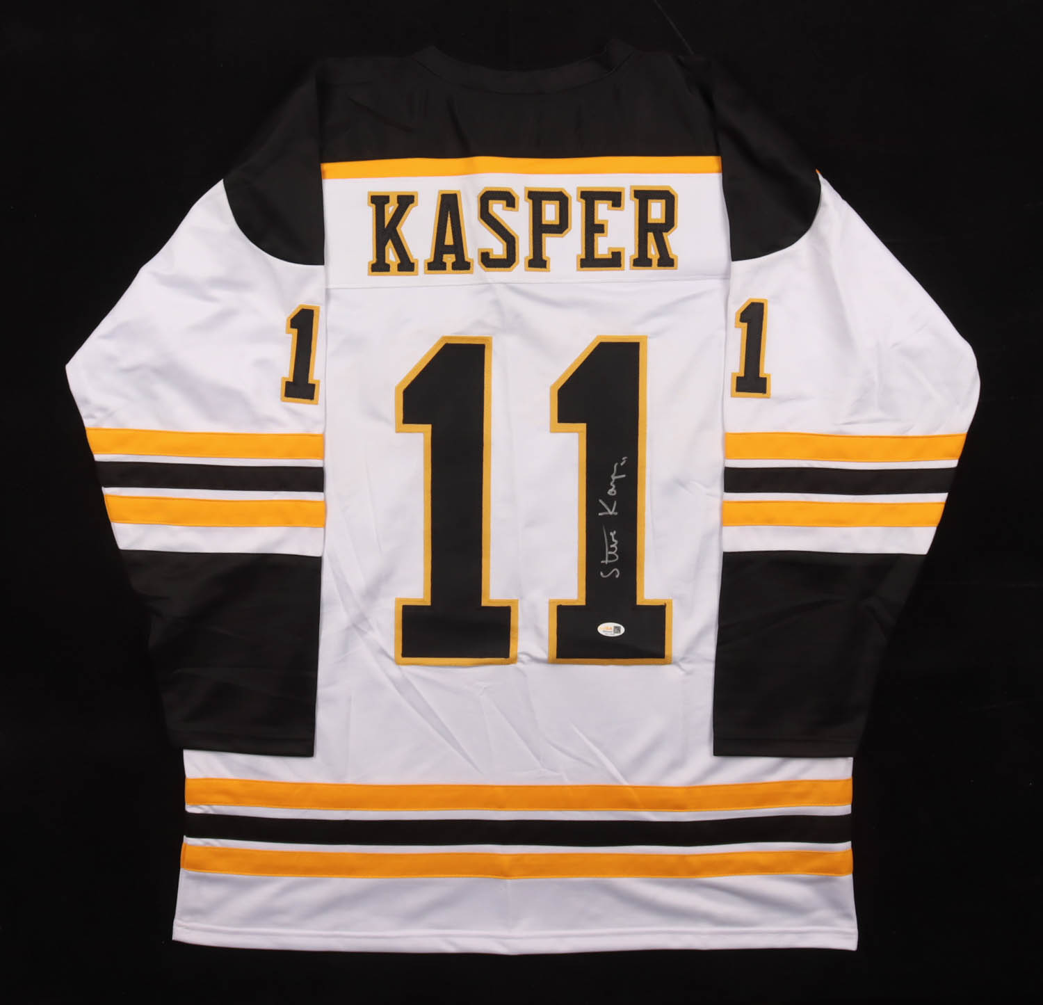 Steve Kasper Signed Jersey (JSA) at PristineAuction.com Steve Kasper Signed Jersey (JSA) at PristineAuction.com