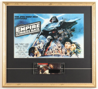 1977 "Star Wars" Custom Framed Print Display with Original 1977 Film Cell with Hologram at PristineAuction.com