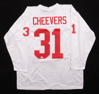 Gerry Cheevers Signed Jersey Inscribed "HOF 85" (JSA) at PristineAuction.com