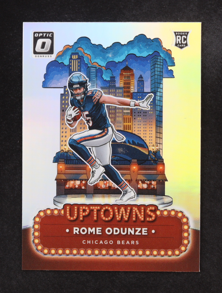 Rome Odunze 2024 Donruss Optic Uptowns #11 RC at PristineAuction.com Rome Odunze 2024 Donruss Optic Uptowns #11 RC at PristineAuction.com