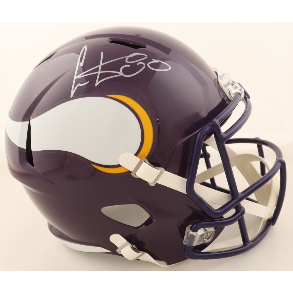 Cris Carter Signed Vikings Full Size Speed Helmet (Schwartz) at PristineAuction.com