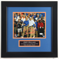 Dan Mullen Signed Florida Gators Custom Framed Photo Display Inscribed "Go Gators!" (Sports Collectible) at PristineAuction.com