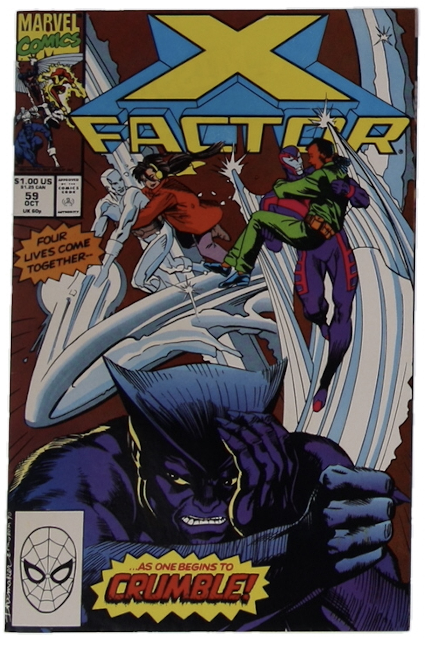 1990 "X-Factor" Issue #59 Marvel Comic Book at PristineAuction.com 1990 "X-Factor" Issue #59 Marvel Comic Book at PristineAuction.com