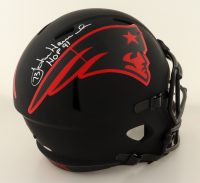 John Hannah Signed Patriots Full-Size Eclipse Alternate Speed Helmet Inscribed "HOF 91" (Schwartz) at PristineAuction.com