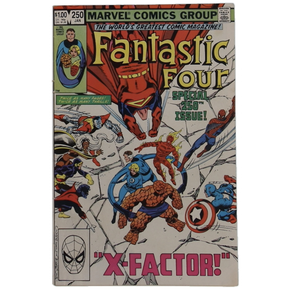 1983 "The Fantastic Four" Issue #250 Marvel Comic Book at PristineAuction.com
