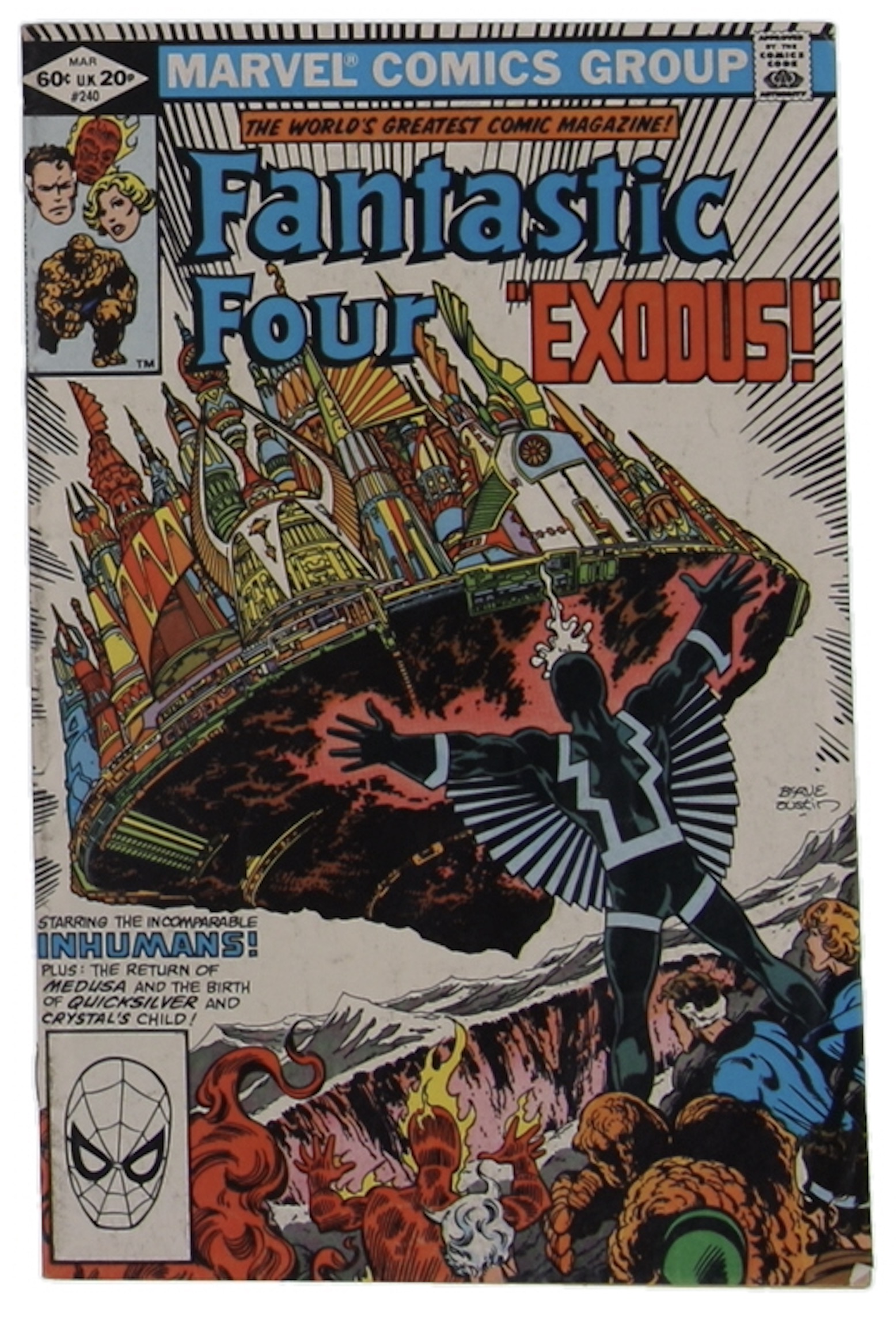 1982 "The Fantastic Four" Issue #240 Marvel Comic Book at PristineAuction.com 1982 "The Fantastic Four" Issue #240 Marvel Comic Book at PristineAuction.com