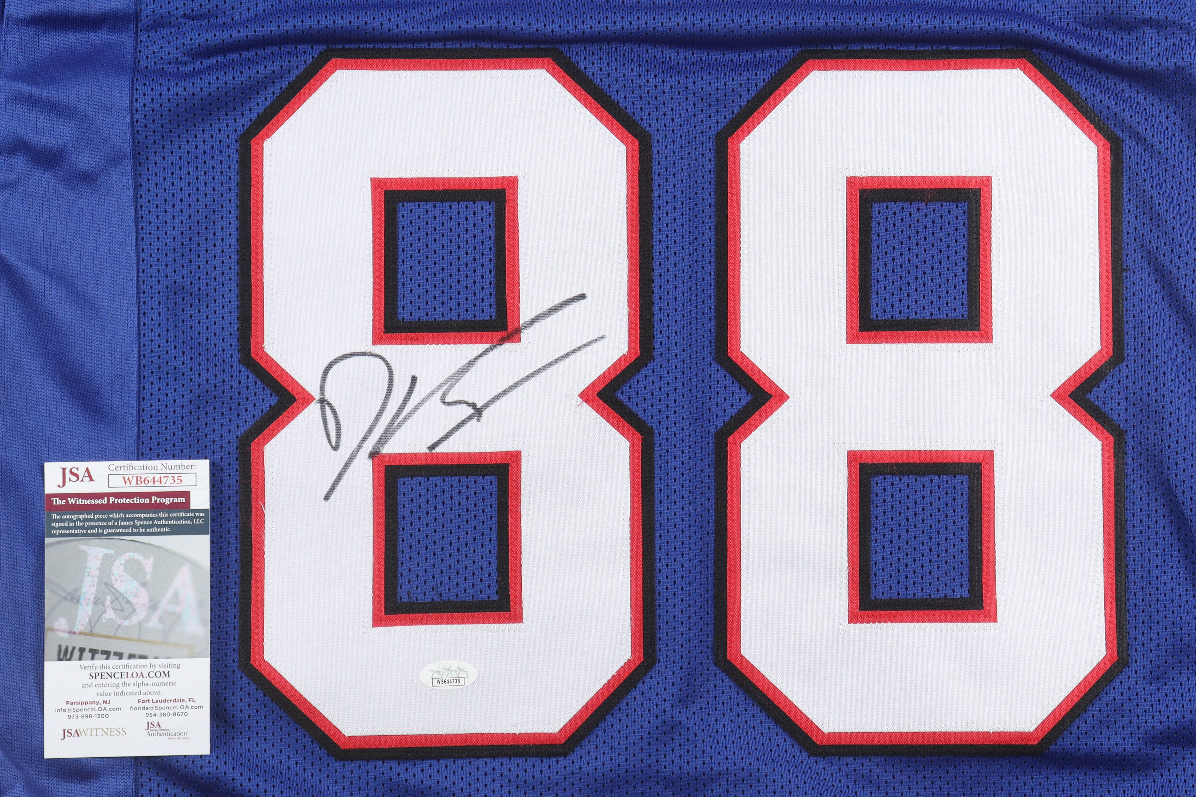 Dawson Knox Signed Jersey (JSA) at PristineAuction.com Dawson Knox Signed Jersey (JSA) at PristineAuction.com