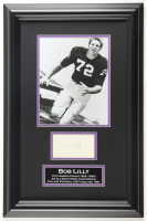 Bob Lilly Signed TCU Horned Frogs Custom Framed Cut Display (Sports Collectibles) at PristineAuction.com