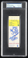 Reggie Jackson Signed 1978 World Series Game Ticket (PSA Auto 10) at PristineAuction.com